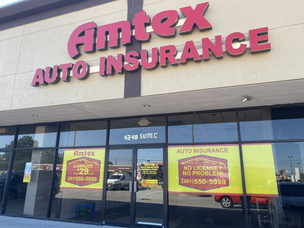 Amtex Auto Insurance | 4240 Hwy 6 N suite c, Houston, TX 77084, USA | Phone: (281) 550-5959