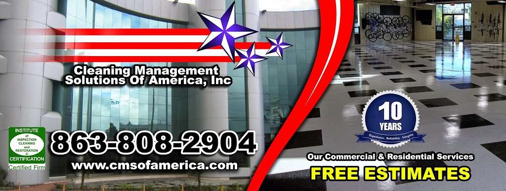 cleaning management solutions of america, inc. | 5811 Sawyer Rd, Lakeland, FL 33810, USA | Phone: (863) 808-2904