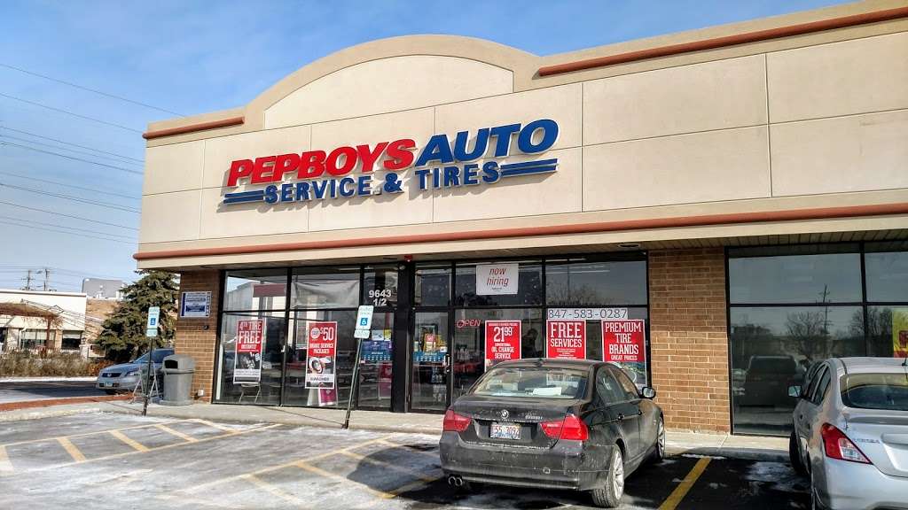 Pep Boys Auto Service & Tire | 9643 1, 2, N Milwaukee Ave, Niles, IL 60714, USA | Phone: (847) 583-0287