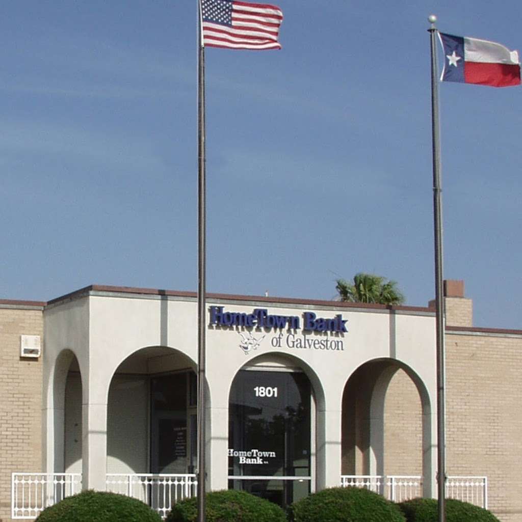 HomeTown Bank of Galveston- Main Bank | 1801 45th St, Galveston, TX 77550, USA | Phone: (409) 763-1271