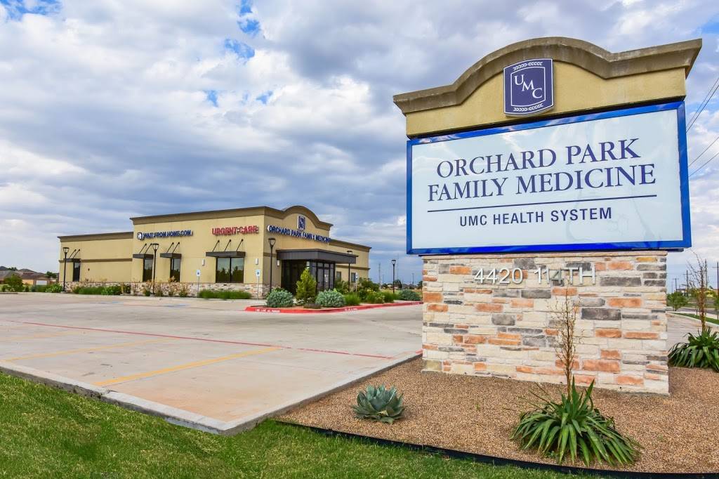 UMC Orchard Park Family Medicine | 4420 114th St, Lubbock, TX 79424, USA | Phone: (806) 761-0420