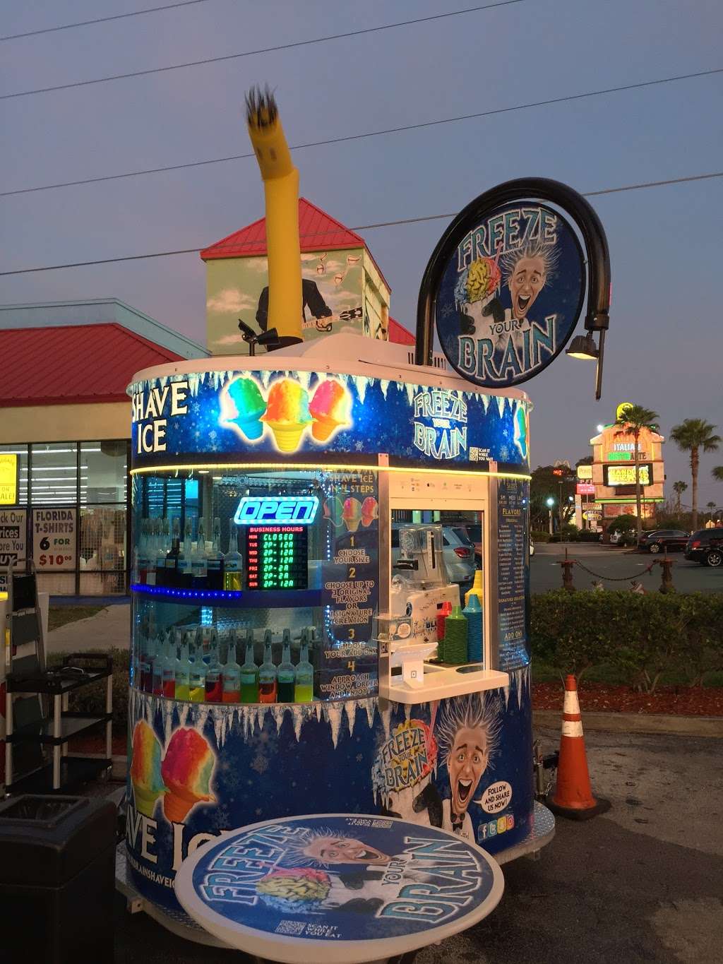 Freeze Your Brain Shave Ice | 5805 W Irlo Bronson Memorial Hwy, Kissimmee, FL 34746, USA | Phone: (805) 270-5878