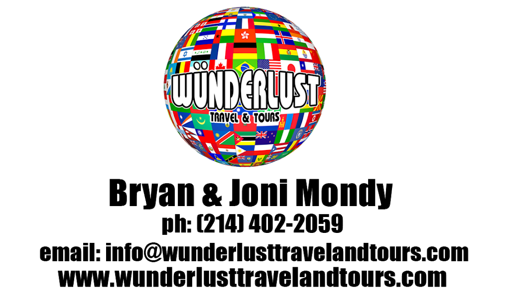 Wunderlust Travel and Tours | 4205 OHare Dr, Mesquite, TX 75150, USA | Phone: (214) 402-2059