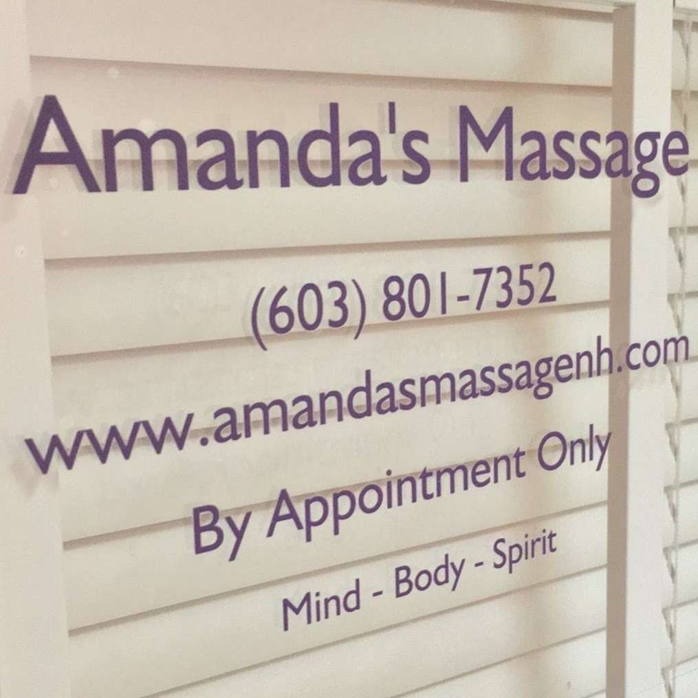 Amandas Massage | 4 Clinton Dr, Hollis, NH 03049, USA | Phone: (603) 801-7352