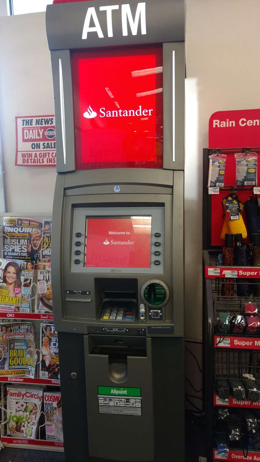 Santander Bank ATM | 3298 Edgmont Ave, Brookhaven, PA 19015, USA | Phone: (877) 768-2265