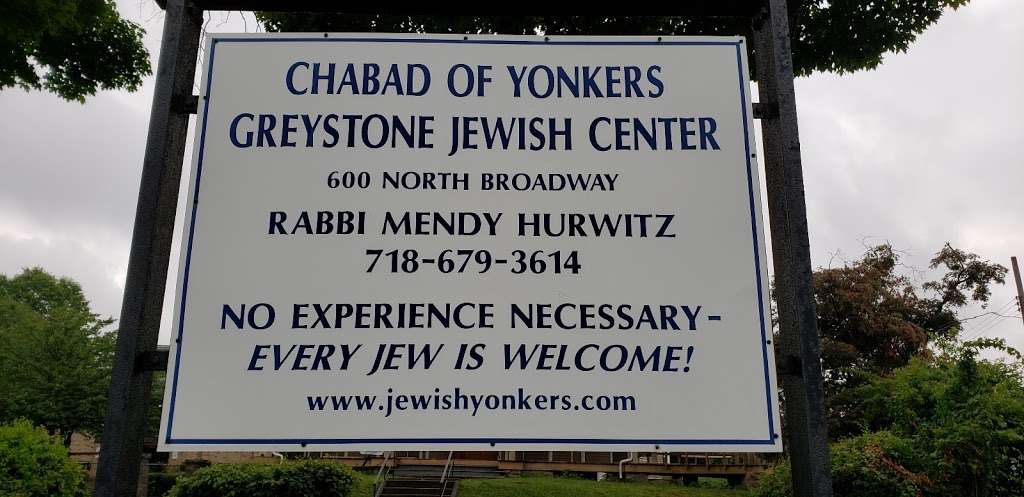 Greystone Jewish Center Chabad of Yonkers | 600 N Broadway, Yonkers, NY 10701, USA | Phone: (914) 963-8888