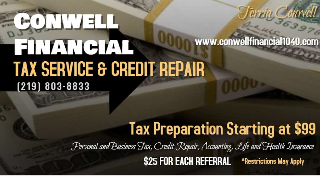 Conwell Financial & Insurance Service | 5835 Jessica Ave, Portage, IN 46368, USA | Phone: (219) 803-8833