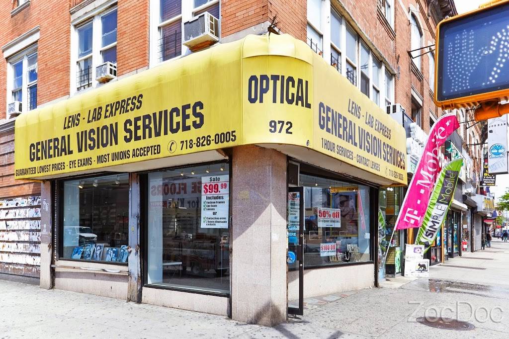 Lens Lab Express Optical-General Vision Services | 972 Flatbush Ave, Brooklyn, NY 11226, USA | Phone: (718) 826-0005