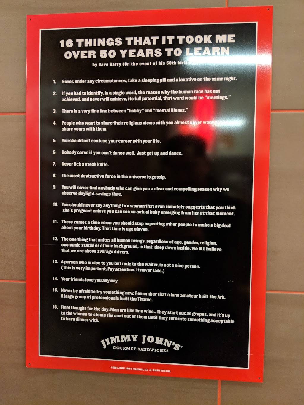 Jimmy Johns | 1138 N Irving St, Arlington, VA 22201, USA | Phone: (703) 312-7300