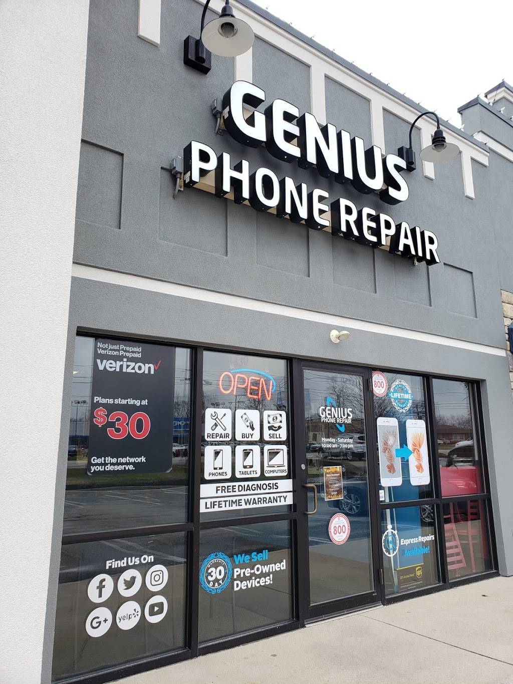 Genius Phone Repair | 5215 Illinois Rd #105, Fort Wayne, IN 46804, USA | Phone: (260) 408-1101