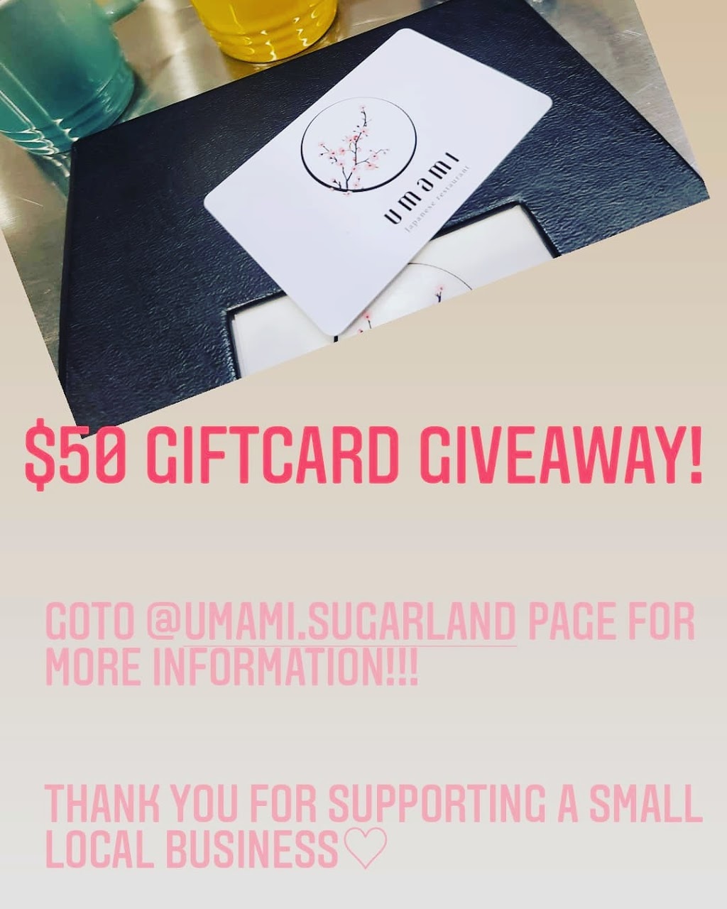 UMAMI Japanese Restaurant | 18921 University Blvd #900, Sugar Land, TX 77479, USA | Phone: (281) 903-7067