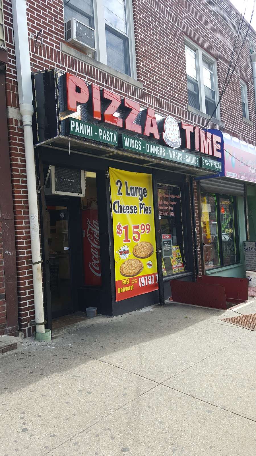 Pizza Time Happy Time | 106 Hope Ave, Passaic, NJ 07055, USA | Phone: (973) 777-4992