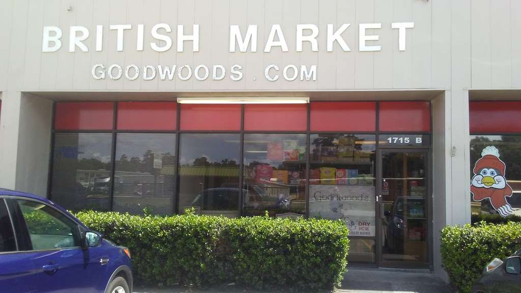 Goodwoods British Market | 1715 Sawdust Rd, The Woodlands, TX 77380, USA | Phone: (281) 419-7540