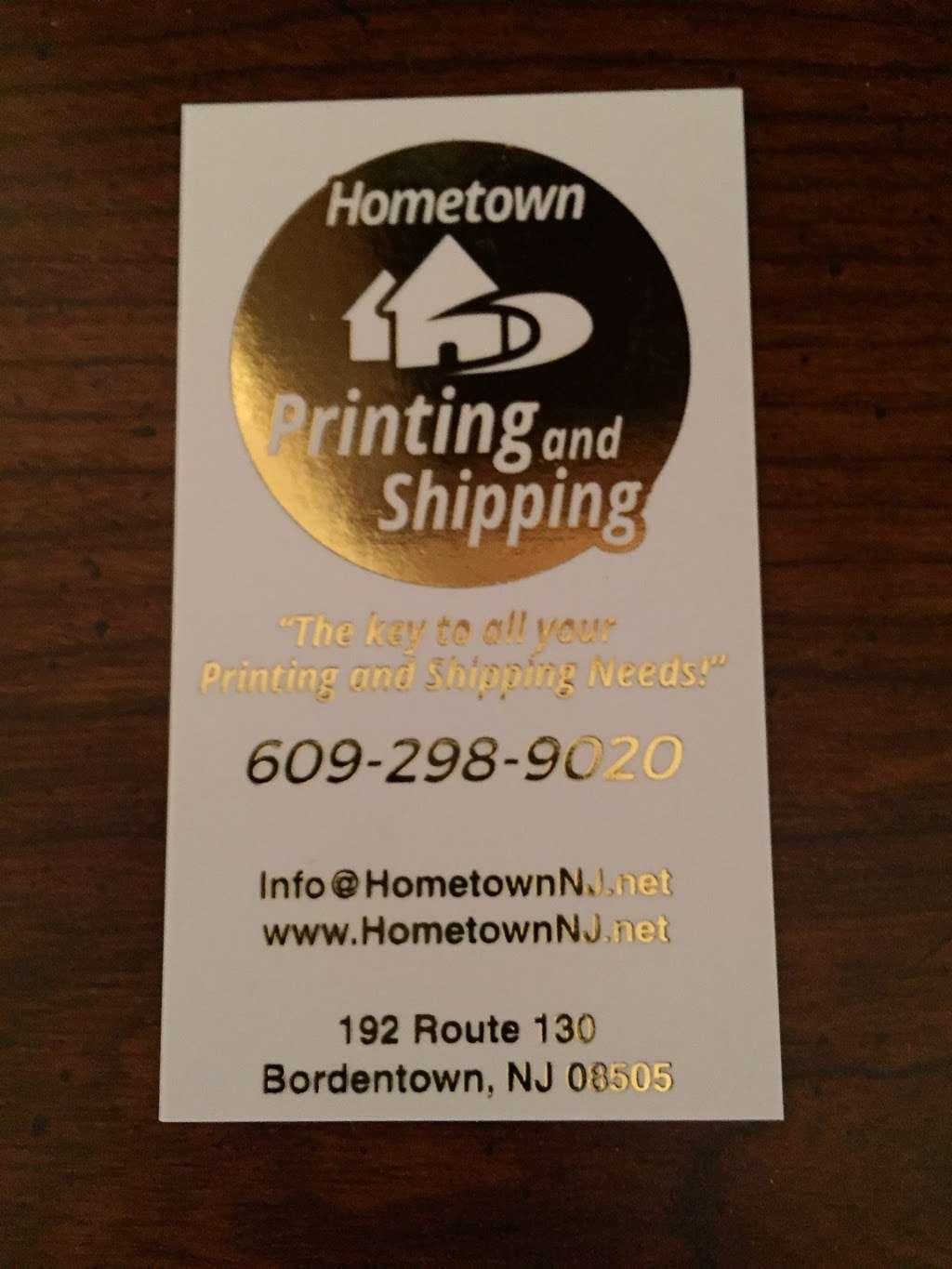 Hometown Printing and Shipping | 192 US-130, Bordentown, NJ 08505, USA | Phone: (609) 298-9020