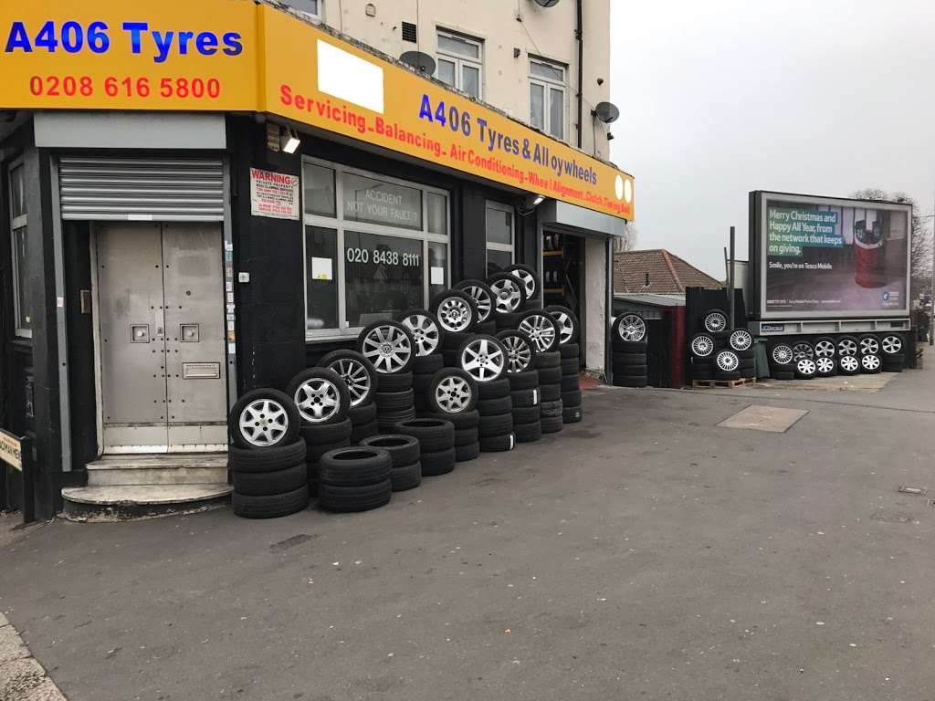 A406 Tyres | 453-455 N Circular Rd, London NW2 7QD, UK | Phone: +44 20 8616 5800