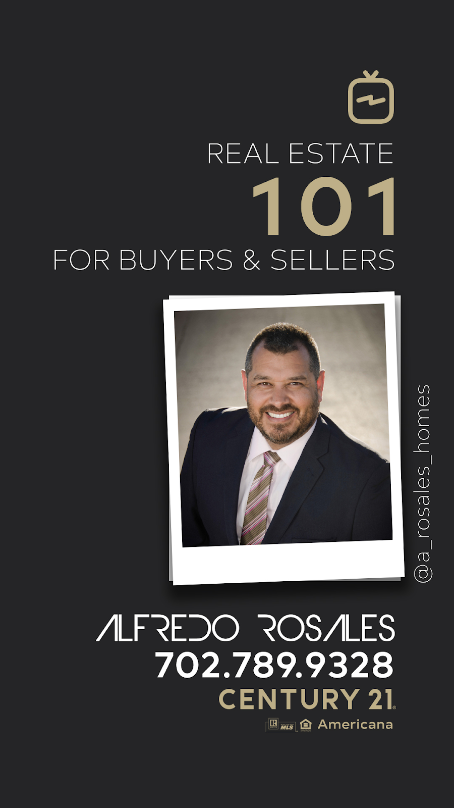 Alfredo Rosales Real Estate - Century 21 Americana | 1785 E Sahara Ave #345, Las Vegas, NV 89104, USA | Phone: (702) 789-9328