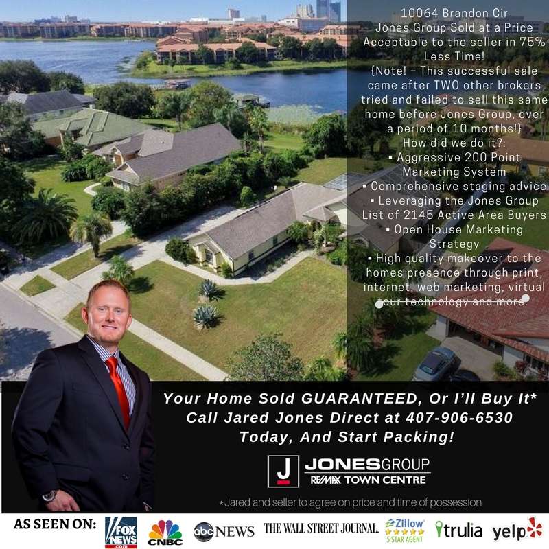 Jared Jones - Top Agent in Central Florida | 13790 Bridgewater Crossings Blvd #1080, Windermere, FL 34786, USA | Phone: (407) 706-5000