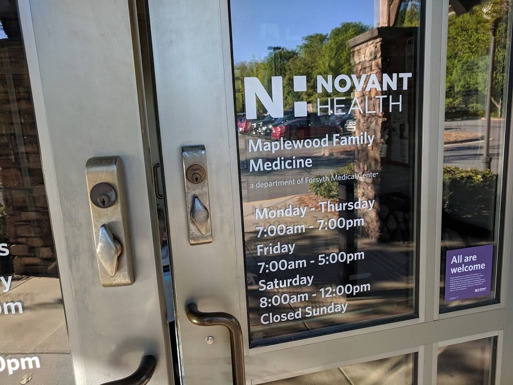 Novant Health Maplewood Family Medicine | 100 Robinhood Medical Plaza, Winston-Salem, NC 27106 | Phone: (336) 718-0800