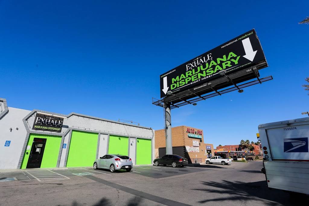 Exhale | Las Vegas Dispensary - W. Flamingo Rd. | 4310 W Flamingo Rd, Las Vegas, NV 89103, USA | Phone: (702) 447-1250