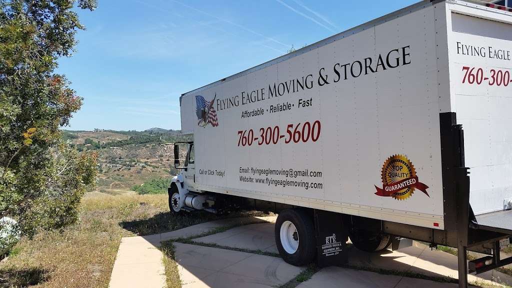 Flying Eagle Moving & Storage | 1175 La Moree Rd, San Marcos, CA 92078, USA | Phone: (760) 300-5600