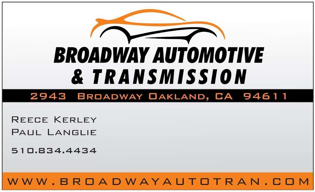 Broadway Automotive and Transmission | 2943 Broadway, Oakland, CA 94611, USA | Phone: (510) 834-4434