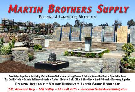 Martin Brothers Supply | 232 Shoreline Hwy, Mill Valley, CA 94941 | Phone: (415) 388-2025