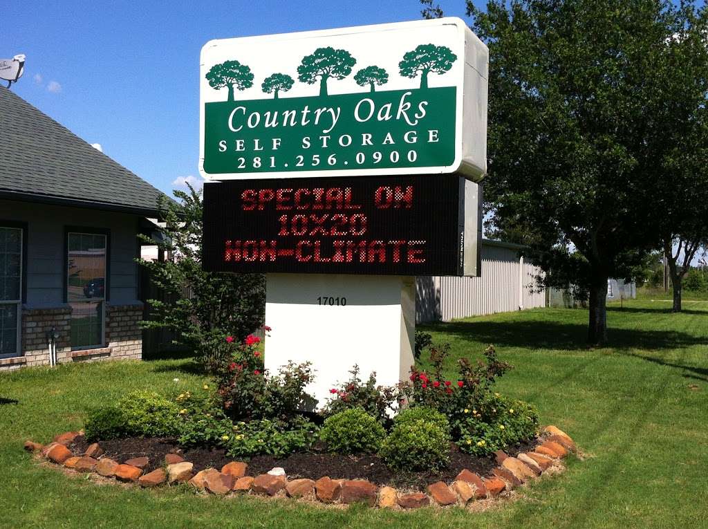 Country Oaks Self Storage | 17010 Huffmeister Rd, Cypress, TX 77429, USA | Phone: (281) 256-0900