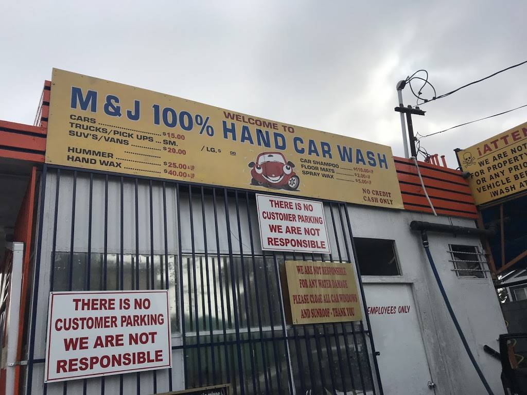 M&J 100% Hand Car Wash | 3100 W 54th St, Los Angeles, CA 90043, USA | Phone: (323) 292-6588