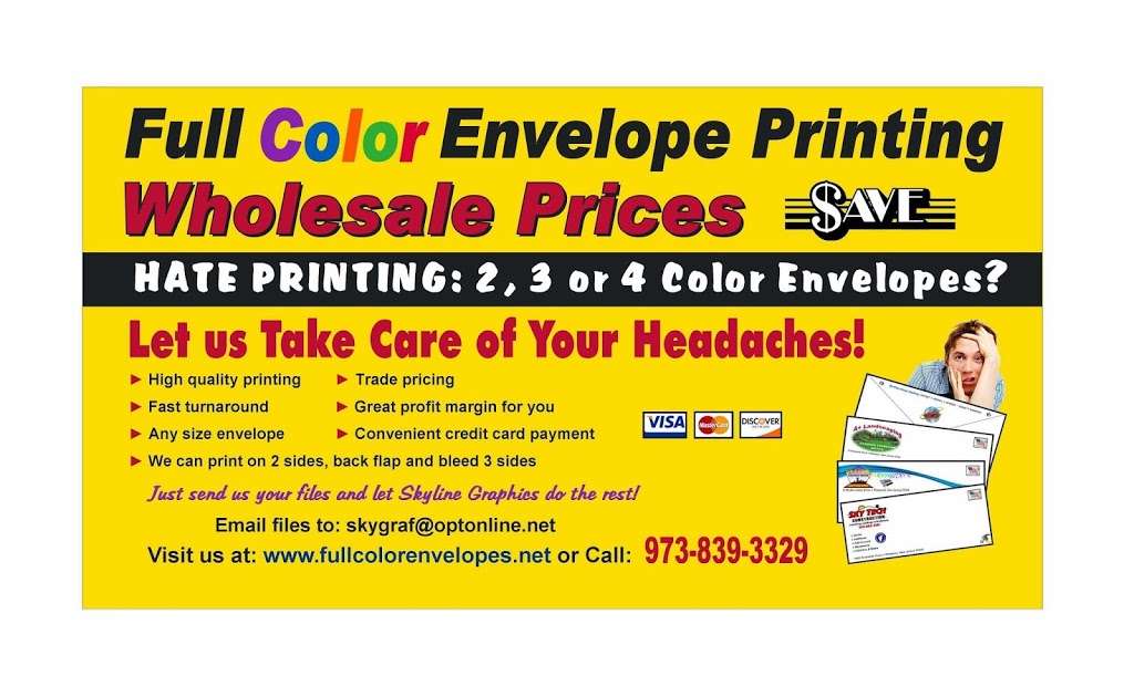 Wholesale Full Color Envelope Printing | 11 Skyline Lakes Dr, Ringwood, NJ 07456, USA | Phone: (973) 839-3329