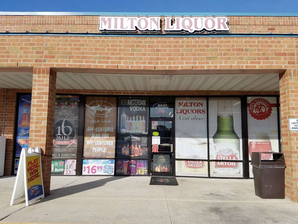 Milton Liquor | 112 Broadkill Rd, Milton, DE 19968, USA | Phone: (302) 684-3313