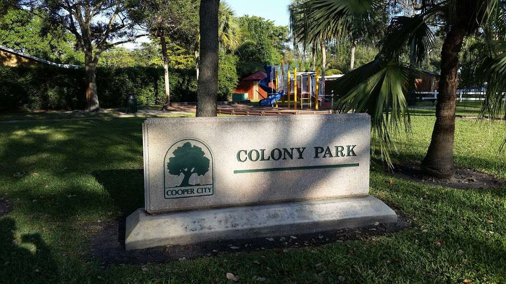 Colony Park | 9001 SW 52nd Ct, Cooper City, FL 33328, USA | Phone: (954) 434-4300