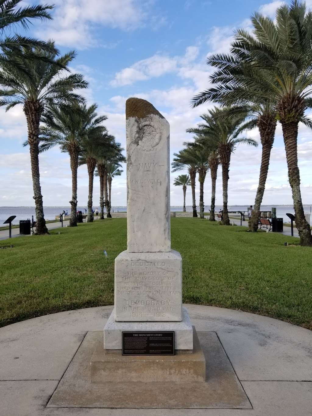 Veterans Memorial Park | 110 W Seminole Blvd, Sanford, FL 32771, USA | Phone: (407) 688-5103