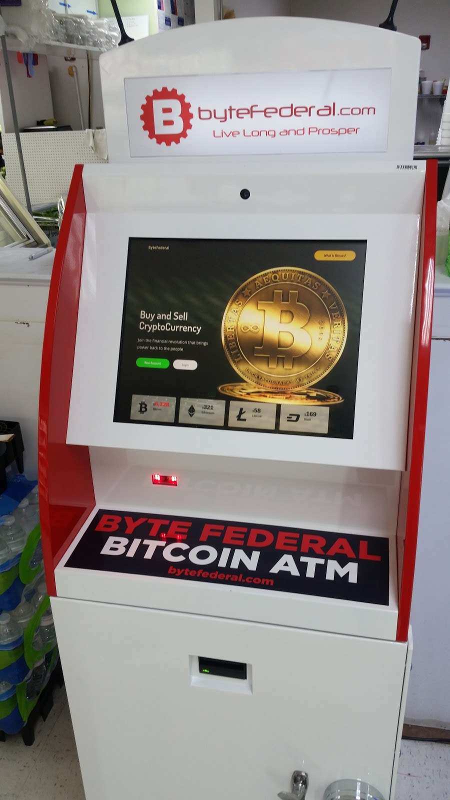 Byte Federal Bitcoin ATM | 550 Warren C Coleman Blvd, Concord, NC 28025, USA | Phone: (786) 686-2983