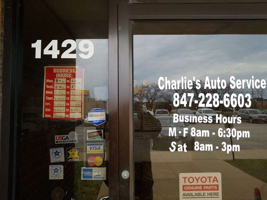 Charlies Auto Service | 1429 E Algonquin Rd, Des Plaines, IL 60016 | Phone: (847) 228-6603