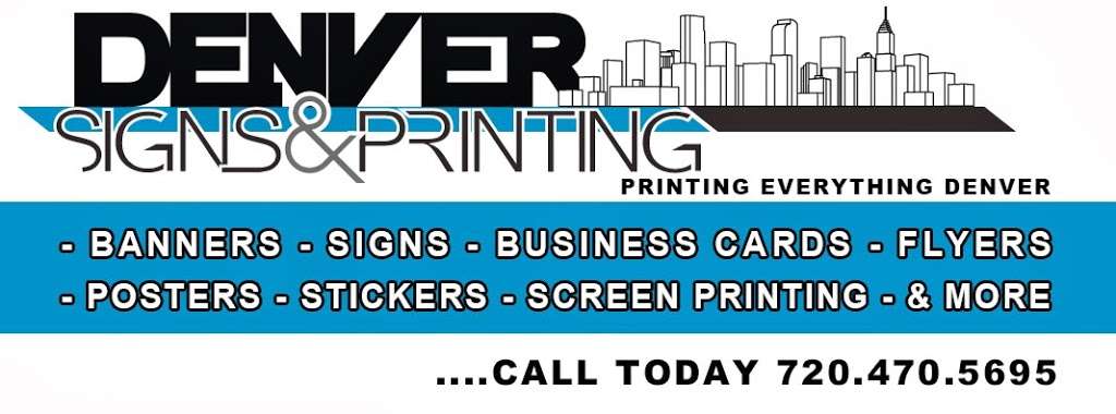 Denver Signs & Printing | 3795 Paris St, Denver, CO 80239, USA | Phone: (720) 460-9390