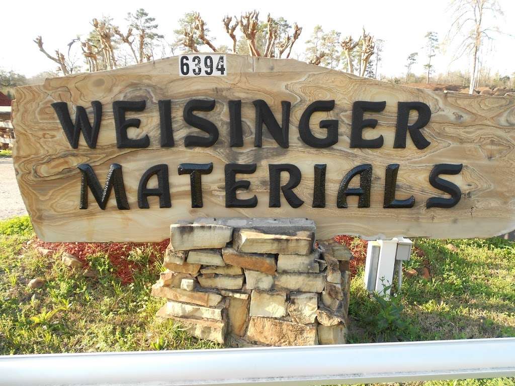 Weisinger Materials Inc. | 6394 TX-105, Conroe, TX 77304 | Phone: (936) 788-2989