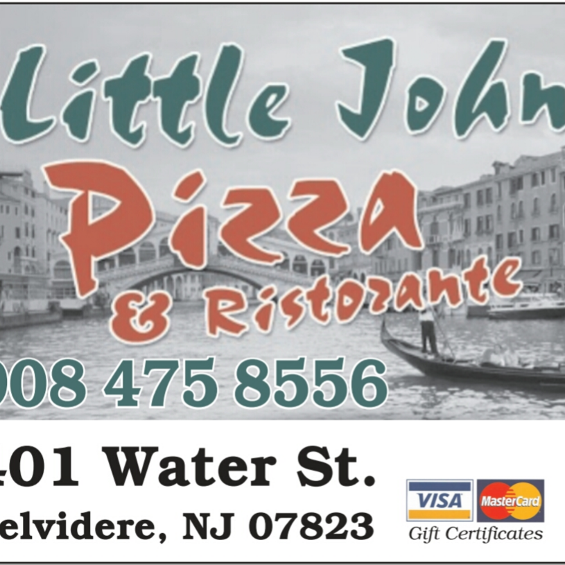 Little Johns Pizza | 401 Water St, Belvidere, NJ 07823 | Phone: (908) 475-8556