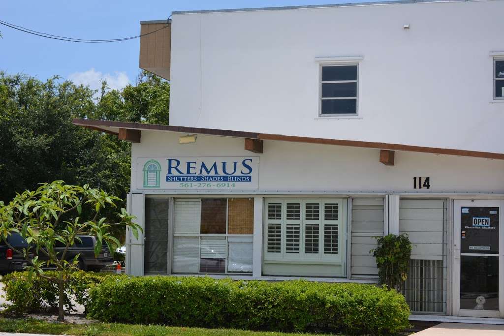 Remus Shutters Shades & Blinds | 114 SE 2nd St, Delray Beach, FL 33444, USA | Phone: (561) 276-6914