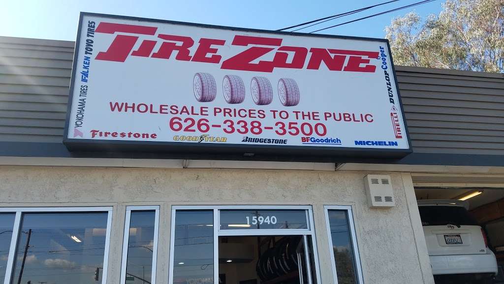 Tire Zone Covina | 15940 E San Bernardino Rd, Covina, CA 91722 | Phone: (626) 338-3500