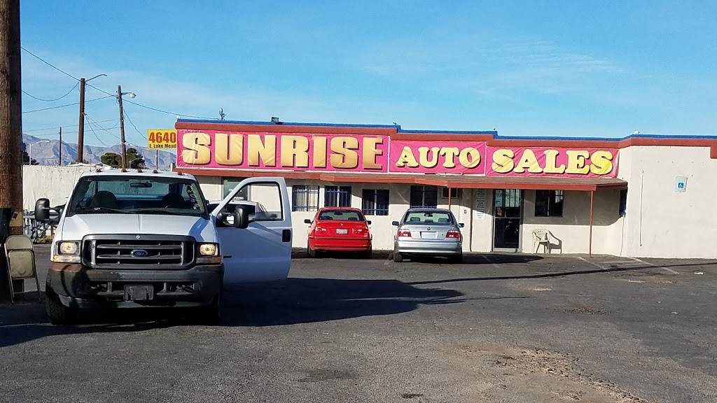 Sunrise Auto Sales #2 | 4640 E Lake Mead Blvd, Las Vegas, NV 89115, USA | Phone: (702) 538-7347