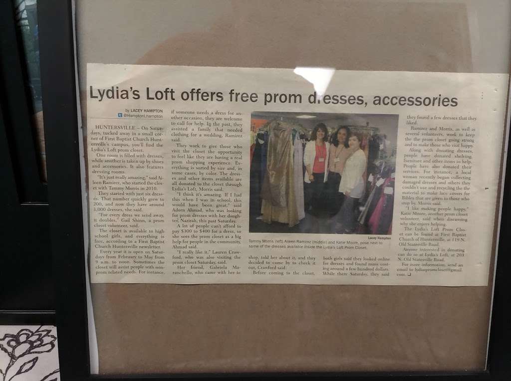 Lydia’s Loft | 203 N Old Statesville Rd, Huntersville, NC 28078, USA | Phone: (704) 948-7797