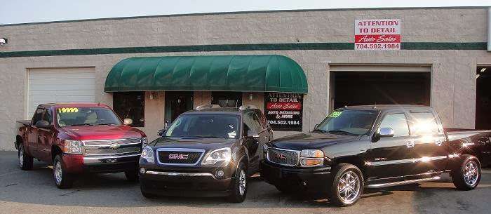 Attention To Detail Auto Sales | 502 Old Statesville Rd, Huntersville, NC 28078, USA | Phone: (704) 502-1984