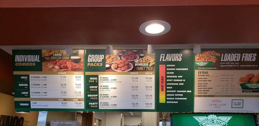 Wingstop | 3208 W Gate City Blvd, Greensboro, NC 27407, USA | Phone: (336) 579-2658