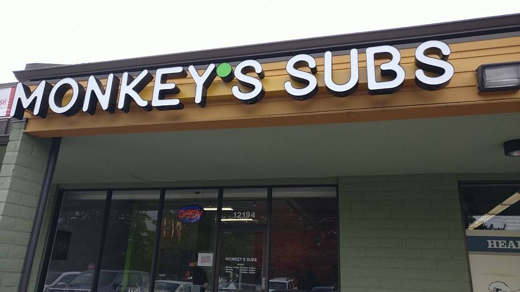 Monkeys Subs Tigard | 12194 SW Scholls Ferry Rd, Tigard, OR 97223 | Phone: (971) 601-6425