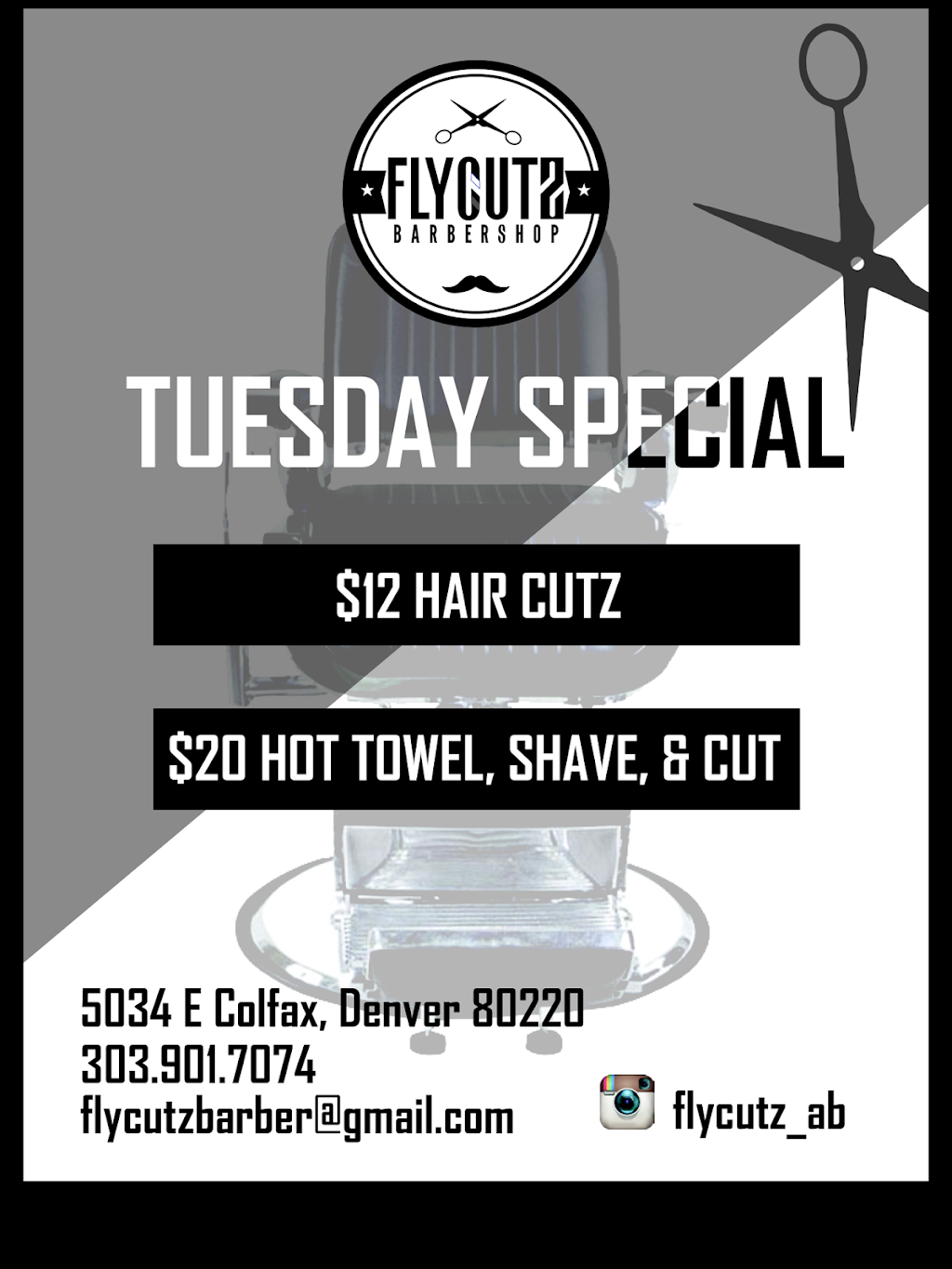 Flycutz Barbershop | 5034 E Colfax Ave, Denver, CO 80220, USA | Phone: (303) 901-7074