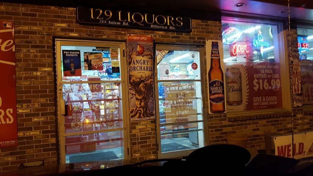 129 Liquors Inc | 252 Salem Rd, Billerica, MA 01821, USA | Phone: (978) 667-0245