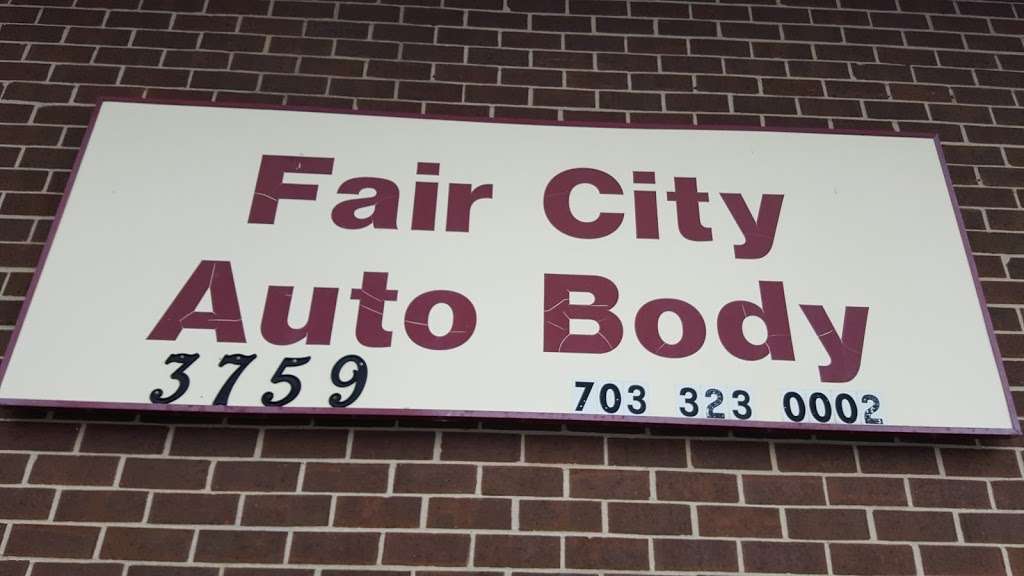 Fair City Auto Body Inc | 3603, 3759 Pickett Road, Fairfax, VA 22031, USA | Phone: (703) 323-0002