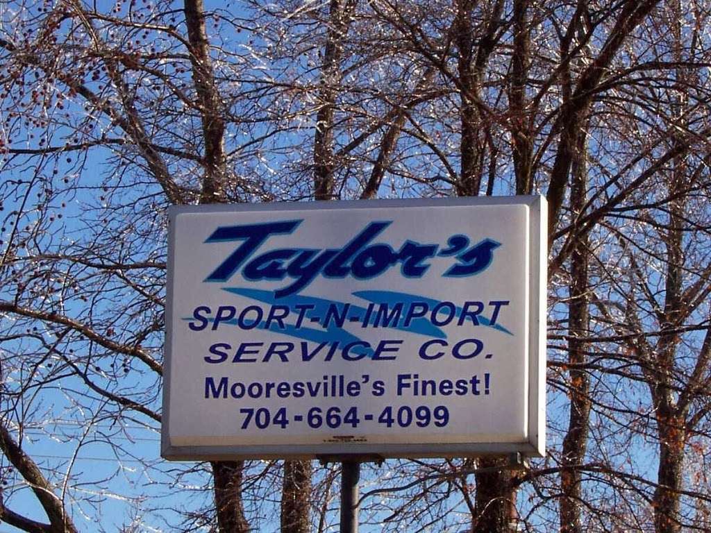 Taylors Sport-N-Import Service Co. | 724 Oakridge Farm Hwy, Mooresville, NC 28115, USA | Phone: (704) 664-4099