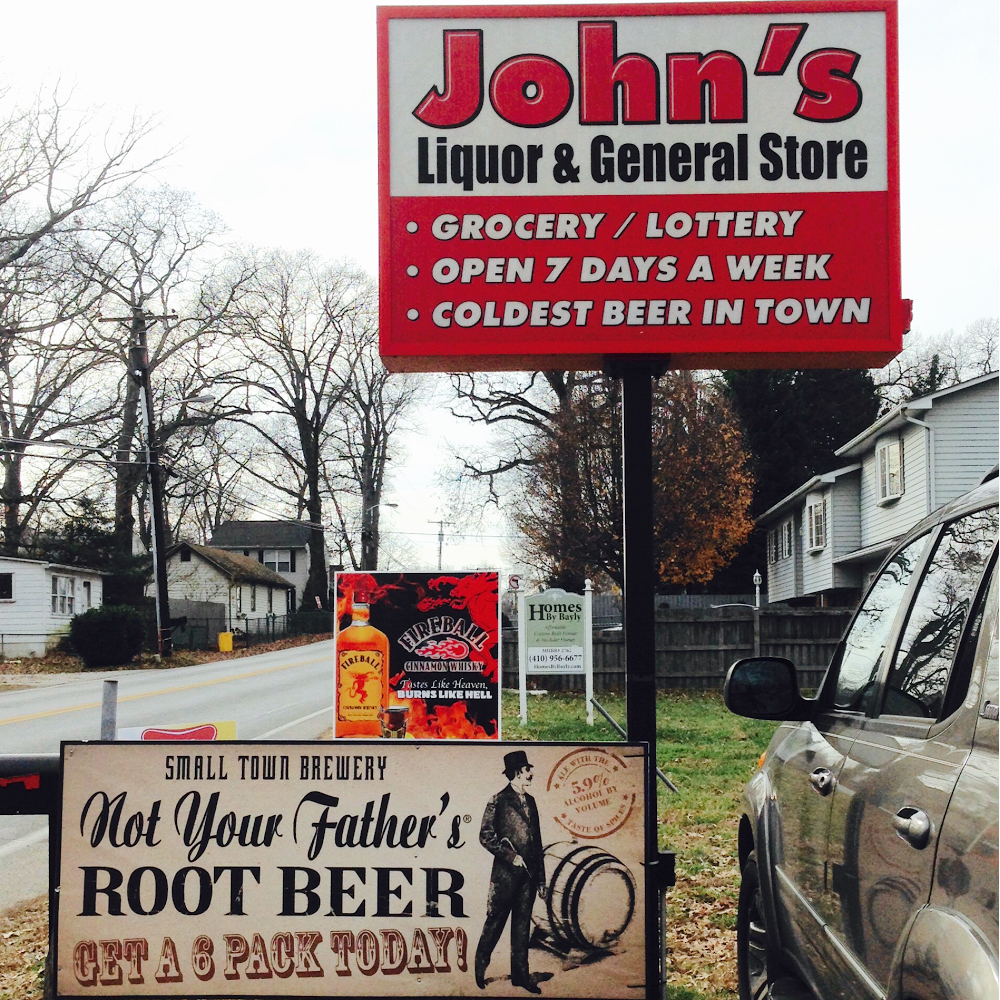 Johns Liquor & General Store | 812 Duvall Hwy, Pasadena, MD 21122, USA | Phone: (410) 437-4867