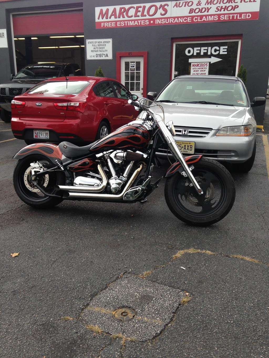 Marcelos Auto & Motorcycle Body Shop | 45 Haddon Ave, West Berlin, NJ 08091, USA | Phone: (856) 767-8448